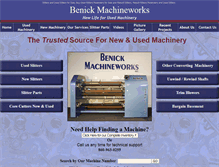 Tablet Screenshot of benick.com